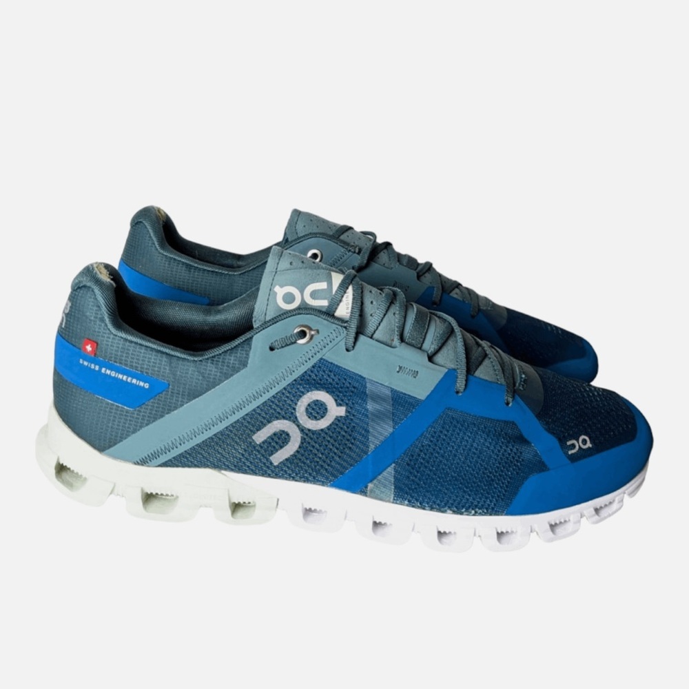 ON RUNNING Cloudflow 'Sea Petrol' Running Shoes Size 11.5 - Picture 2 of 13